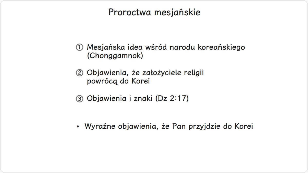 Koreańczycy — Trzeci Izrael — wierzyli, że do ich kraju przyjdzie Prawy Król, by ustanowić wieczne, pełne chwały Królestwo.